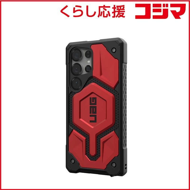 【品質保証，本物保証】 【 新品 未開封 】   UAG Galaxy S25Ultra用 マグネット対応MONARCH PRO クリムゾン UAG-GLXS25U-PMS-CR 未使用 送料無料 ソフト・ハードケース