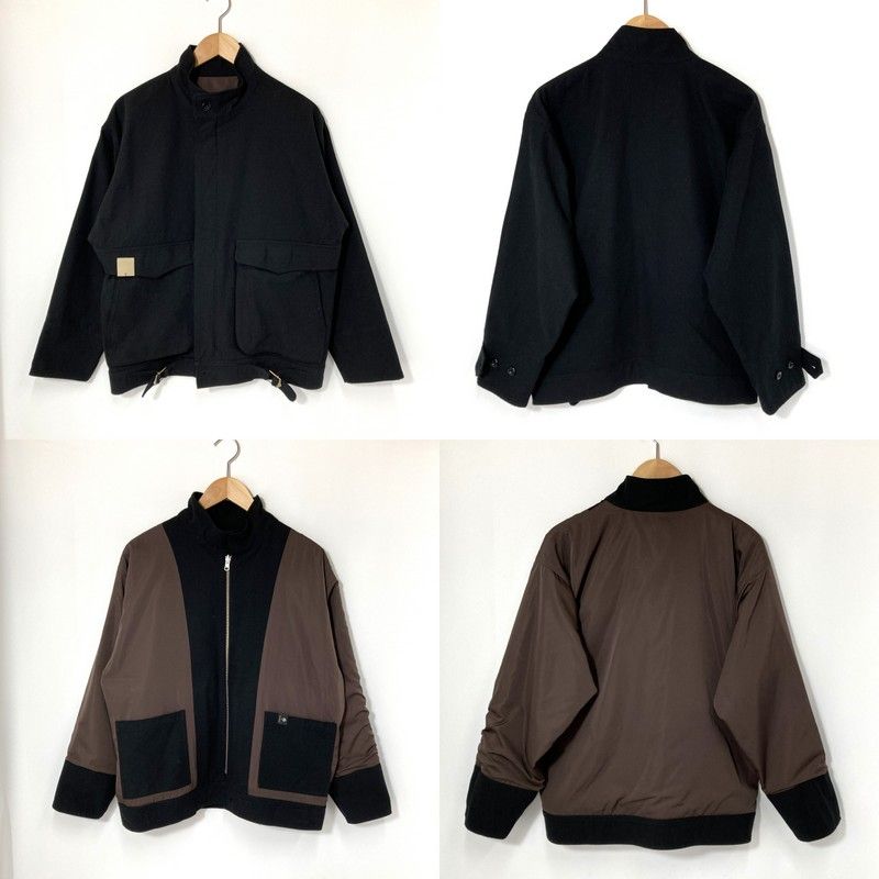 QUOLT クオルト ジャケット 901 T 1795 リバーシブル キャバルリー アウトドア キャンプ フェス Mサイズ ブラック アウター A 15170