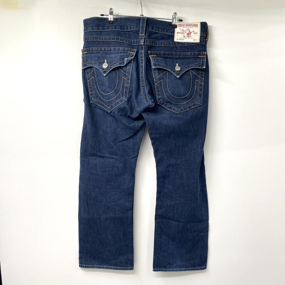 トゥルーレリジョン デニムパンツ 34 ウォッシュブルー 最高 TRUE