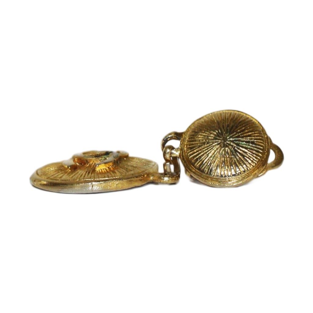 シャネル CHANEL イヤリング ココマーク クリップ式 ゴールド KH OH