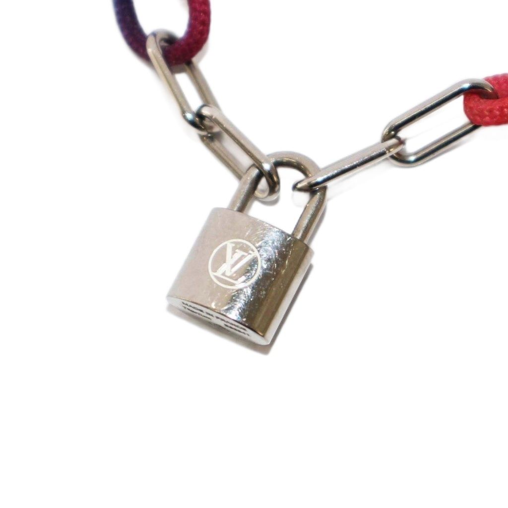 ルイヴィトン LOUIS VUITTON シルバー・ロックイット ヴァージル・アブロー レインボー ブレスレット Q05269 KH OH