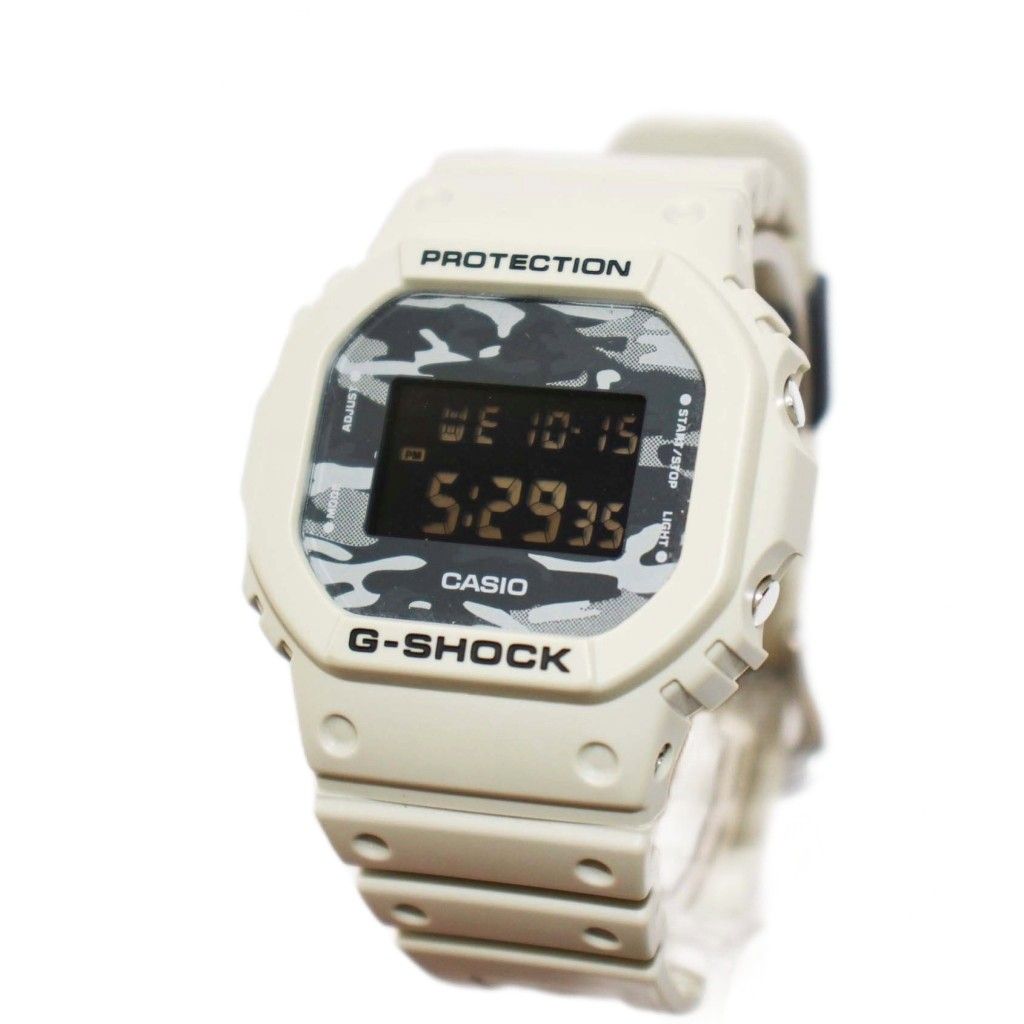 カシオジーショック CASIO G-SHOCK Dial Camo Utility 腕時計 デジタル カモフラ 迷彩 グレー DW-5600CA KH
