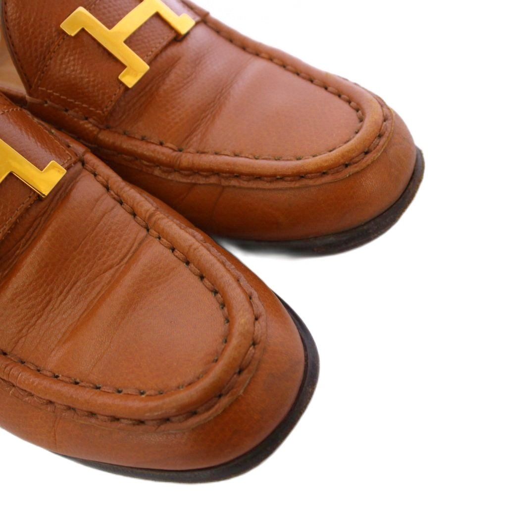 ローファー レザー