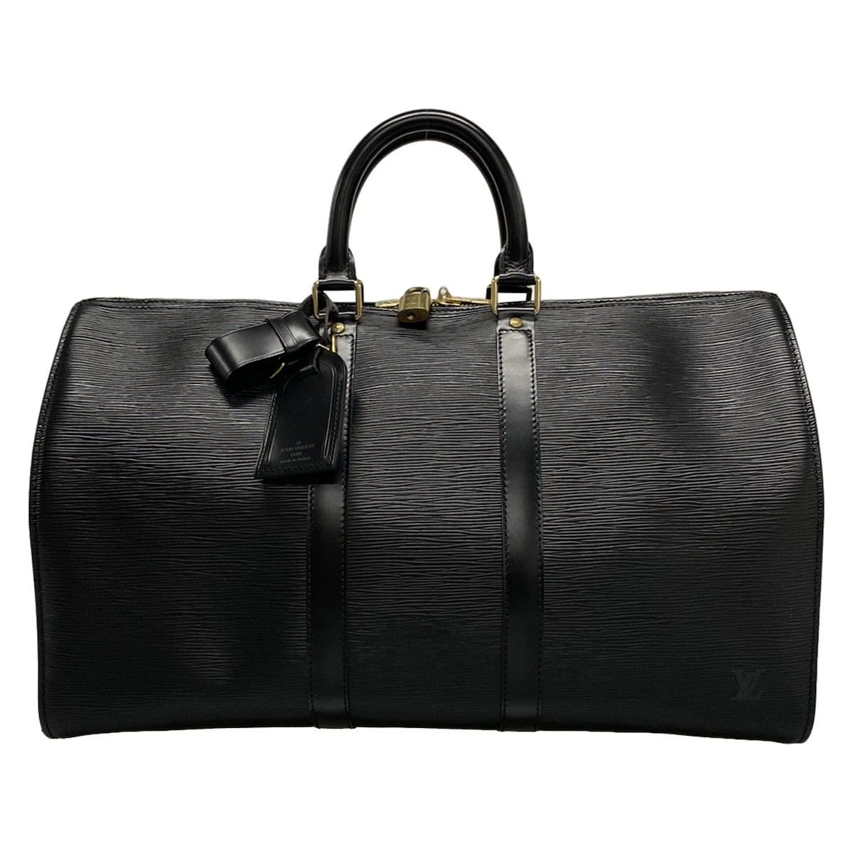 LOUIS VUITTON ルイヴィトン ボストンバッグ エピ キーポル45 M42972 ノワール レザー