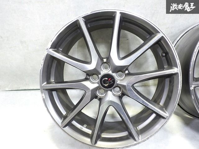 G'Sホイール 18インチ 7.5j +50 4本 プリウス 18インチ トヨタ 30プリウス