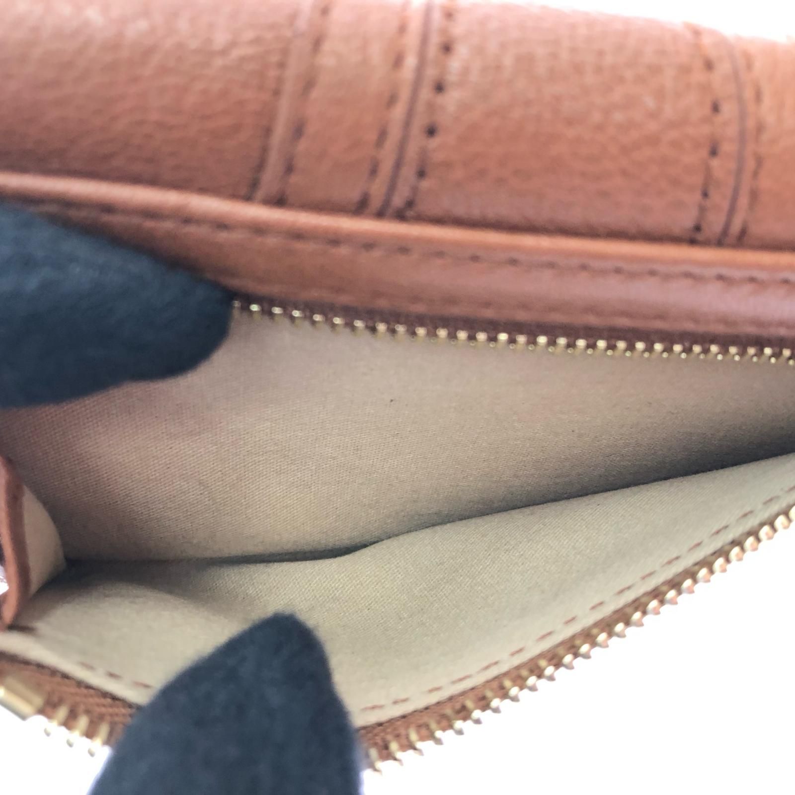 トライフォールドウォレット ブラウン