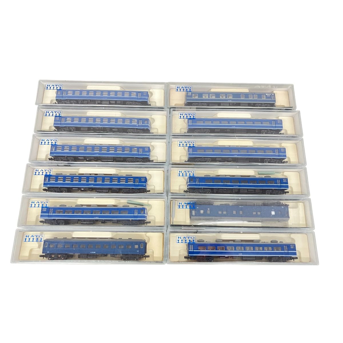 KATO 5015 5016 5017 他 国鉄 客車 青 12両セット Nゲージ 鉄道模型 ジャンク K10475558
