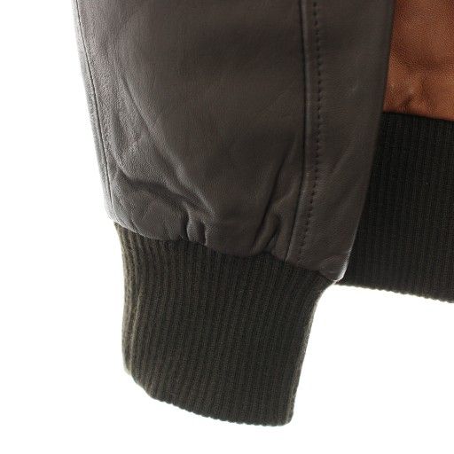 ショット SCHOTT 革ジャン ラムレザージャケット ブルゾン アウター スターワッペン L 茶 ブラウン 3181030 YT KANDAIZUMI_COM