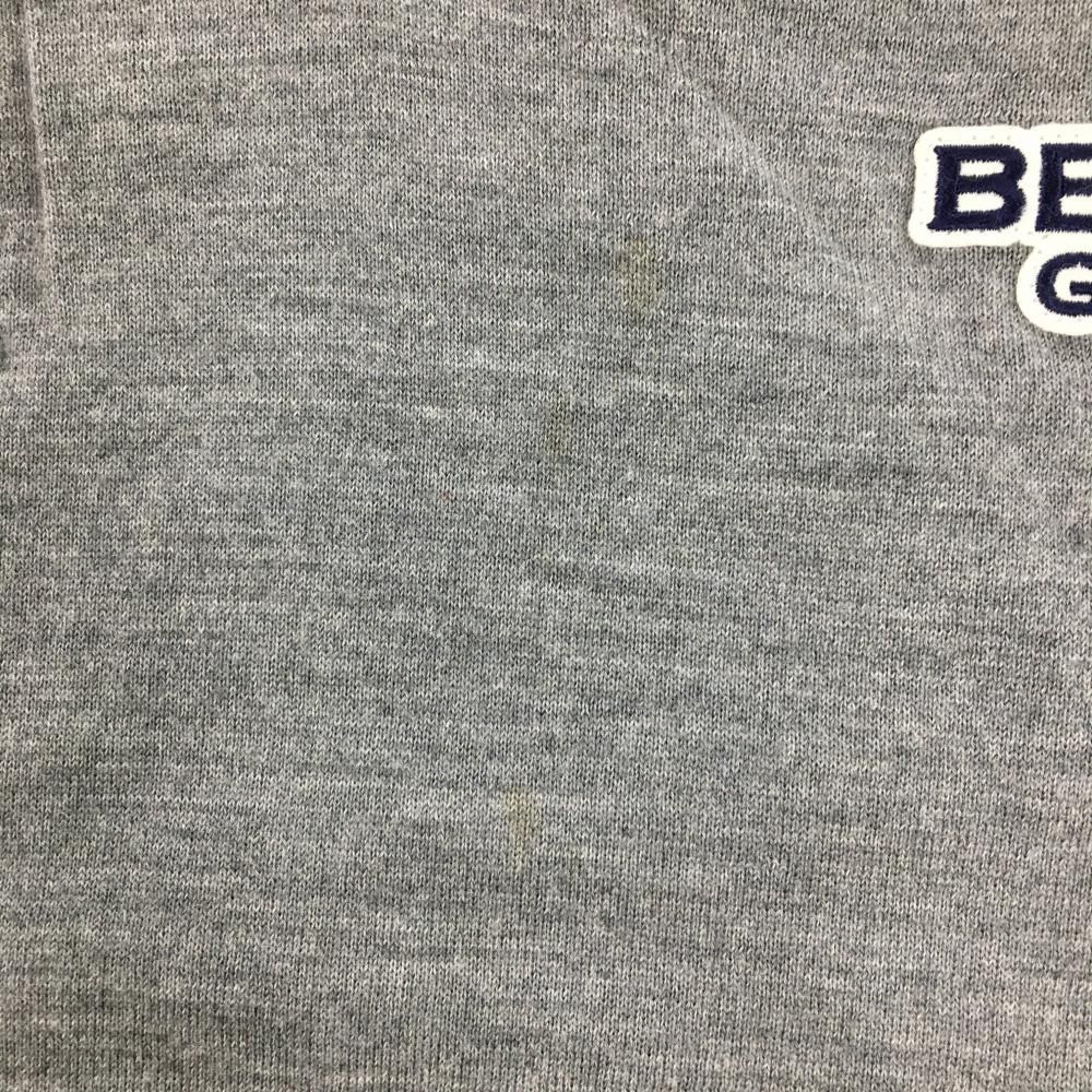 ビームスゴルフ セーター グレー 複数ワッペン 裏地付 ウール100％ ニット メンズ L ゴルフウェア BEAMS GOLF LLC-HASEGAWATOSO_COM