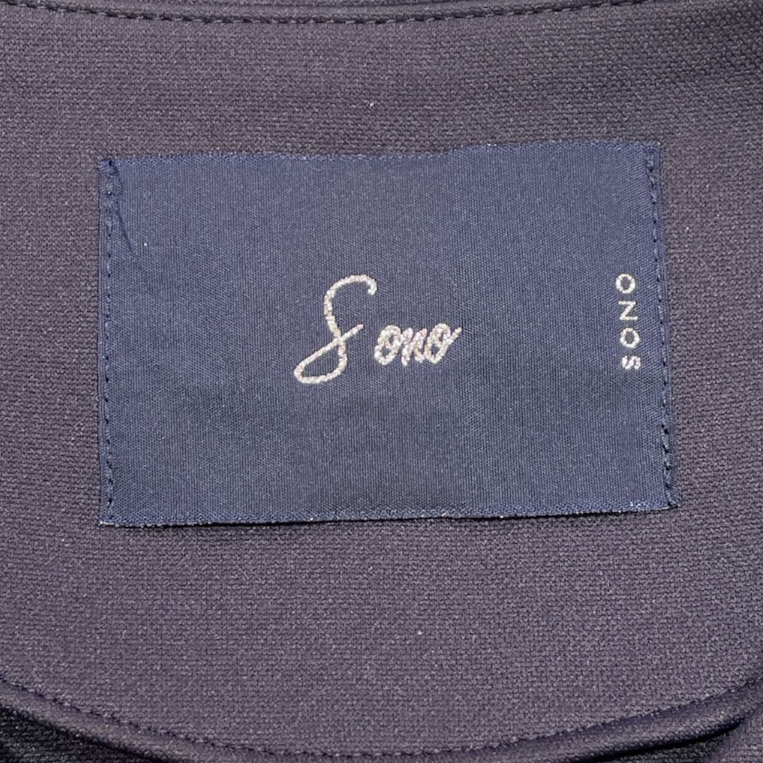 Sono ソーノ マショマロコート マショマロタッチ生地 ペプラム ノー デザイン 蓄熱 UVカット 2WAYストレッチ きれいめ フェミニン ネイビー サイズ レディース 秋 ゴーゴー古着セントラルパーク名古屋店No.1413 GULLKHAN_COM