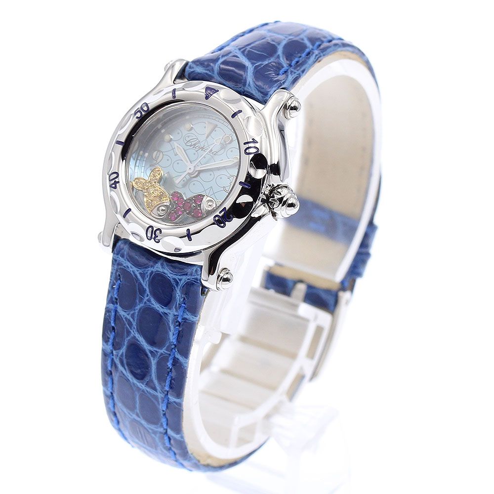 ショパール Chopard ハッピースポーツ フィッシュ 27/8923-402 クォーツ 腕時計 (K1012) 中古】CHOPARD HAPPY SPORT HAPPY FISH ショパール ハッピースポーツ