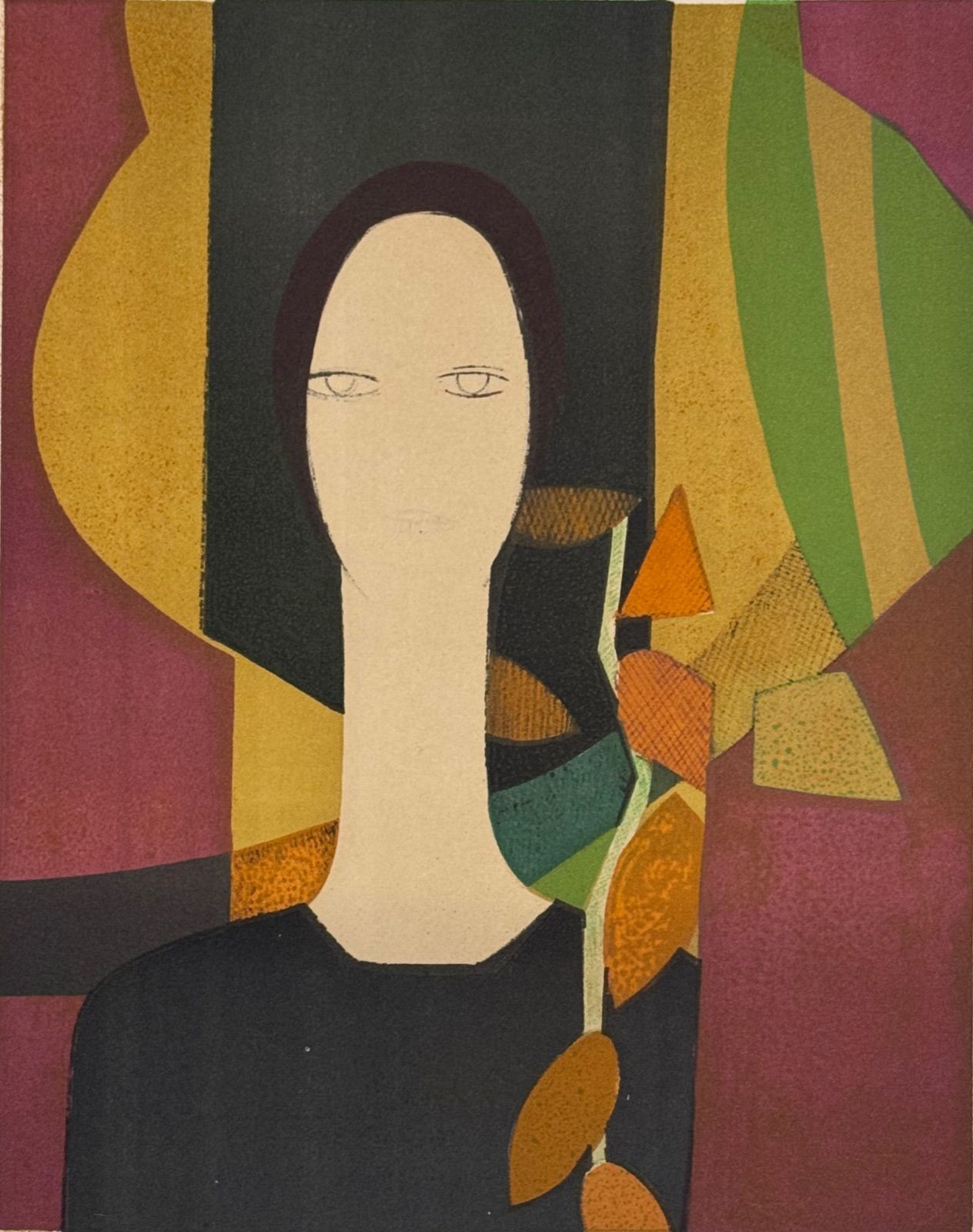 アンドレ ミノー 四季 リトグラフ 直筆サイン入り パリ画壇重鎮 批評家賞 実存主義