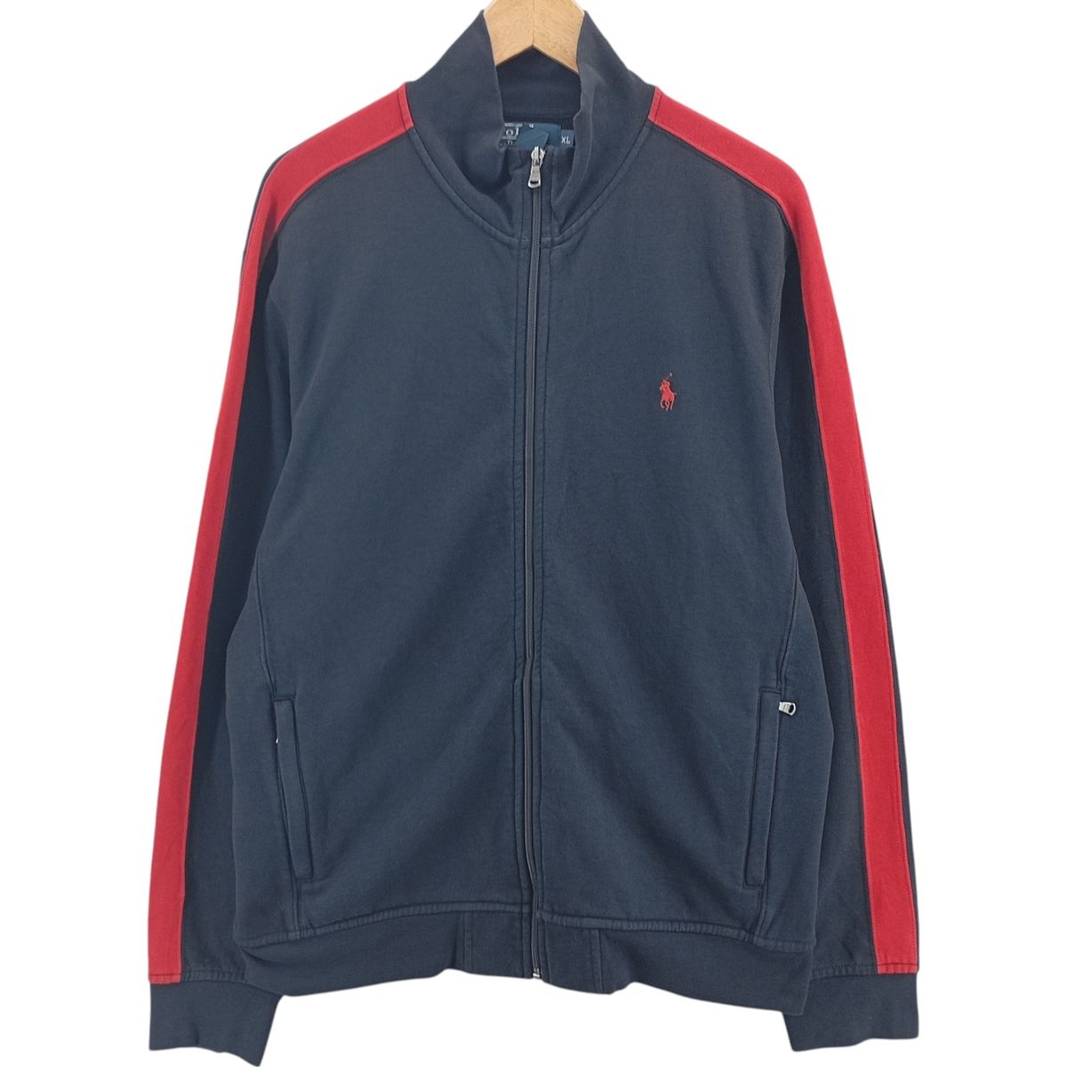 今年も大人気！ 古着 ラルフローレン Ralph Lauren POLO by Ralph Lauren フルジップスウェットシャツ トレーナー メンズXL相当 eaa418527