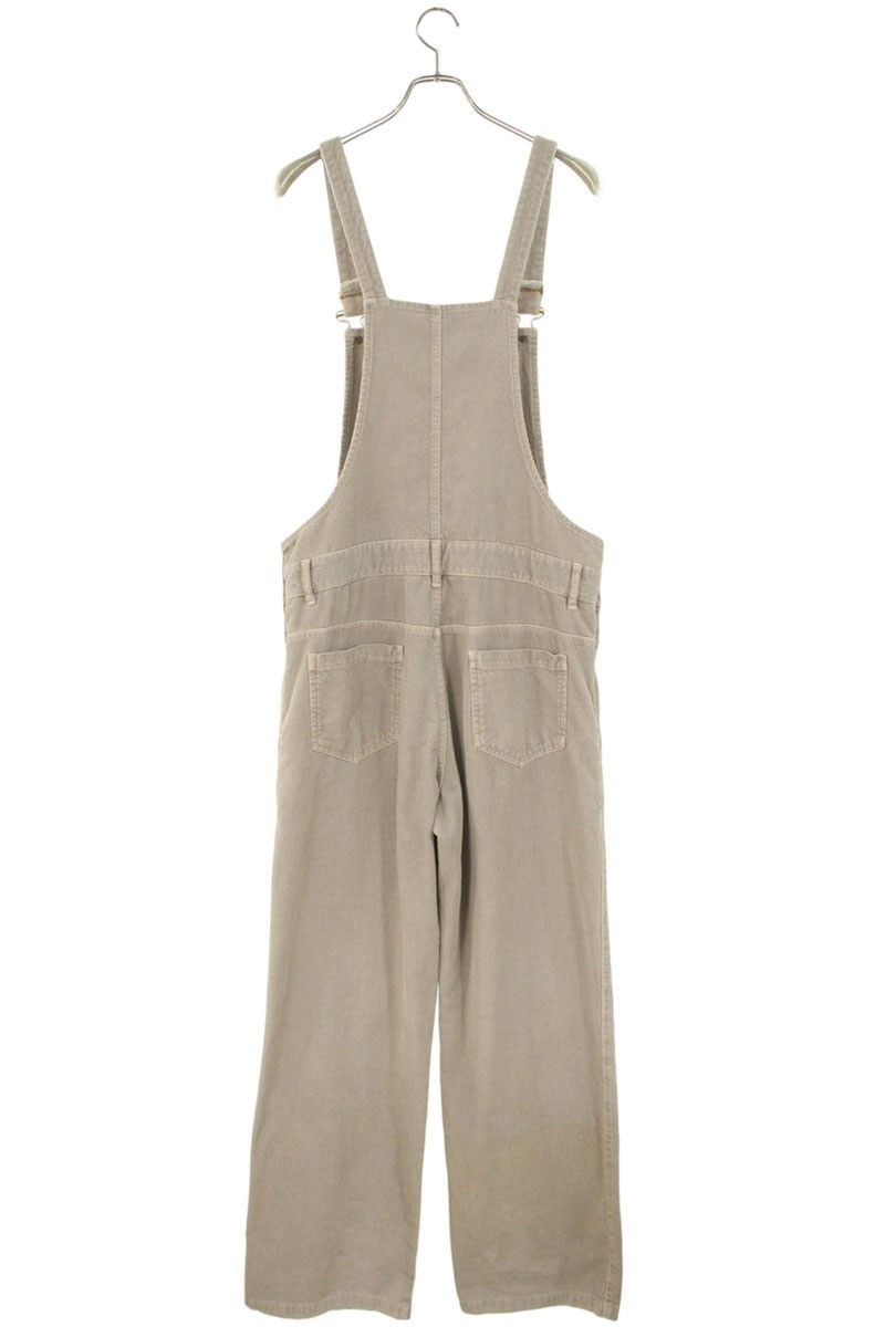 100 フロントロゴコーデュロイオーバーオール