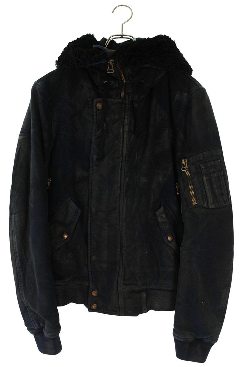 バルマン T228 B456 コーティングN2Bフライトジャケットブルゾン メンズ 48