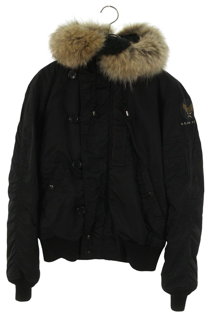 マーカ A09C-08BL01C コヨーテファー付ミリタリーブルゾン メンズ 3