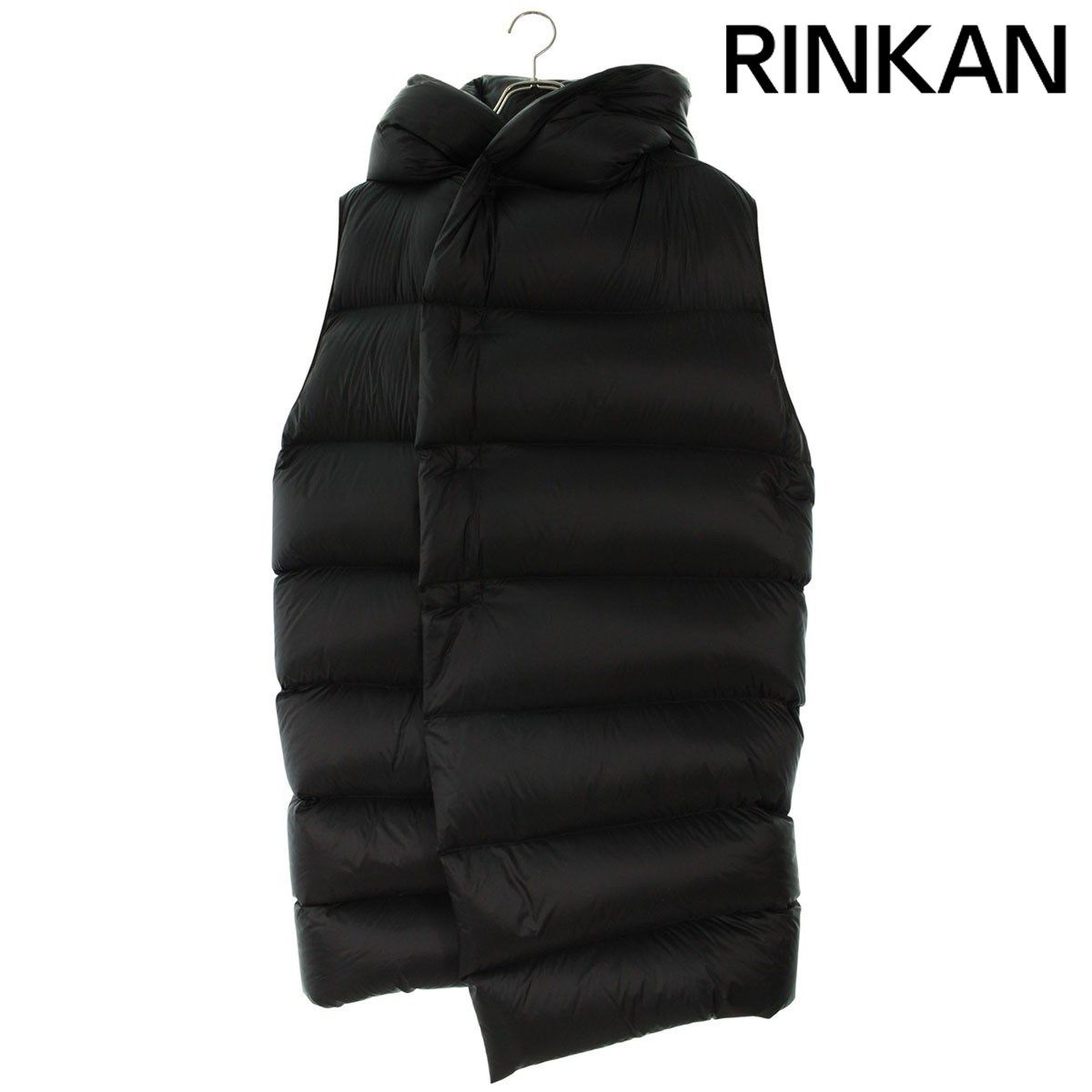 リックオウエンス 23AW RU02C7999 変形シルエットロングダウンベスト