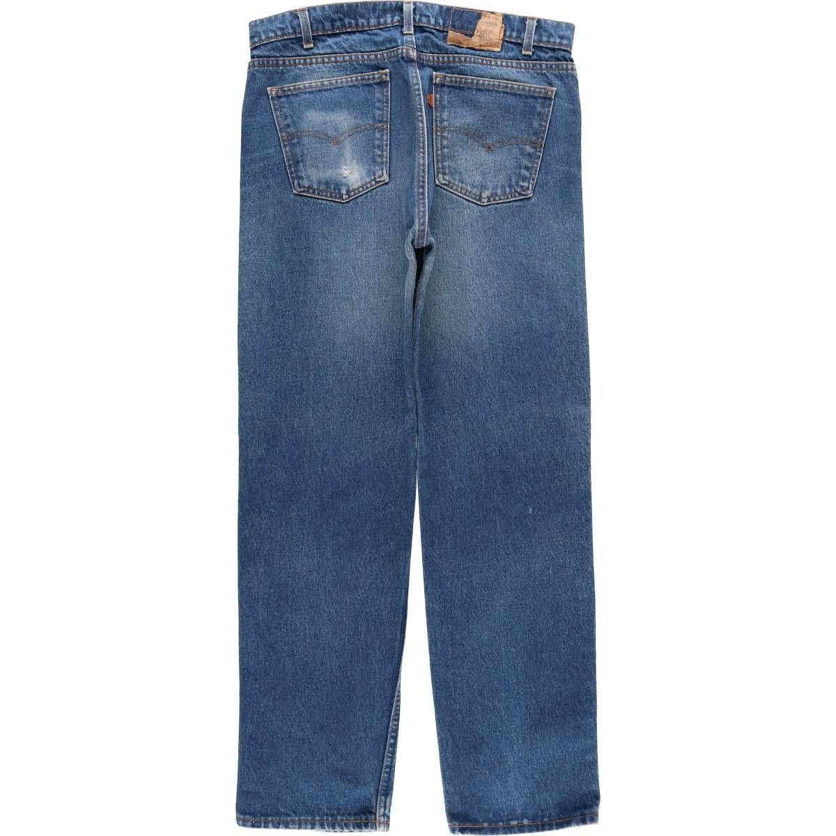 古着 80年代 リーバイス Levi s 20505 0217 オレンジタブ テーパードデニムパンツ メンズw 35相当 ヴィンテージ evb 010577