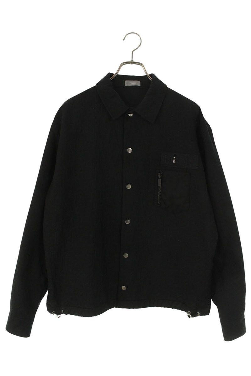 ディオール ×サカイ Sacai 22SS 213C582A4451 ロゴパッチオブリークキルティングジャケットブルゾン メンズ 52