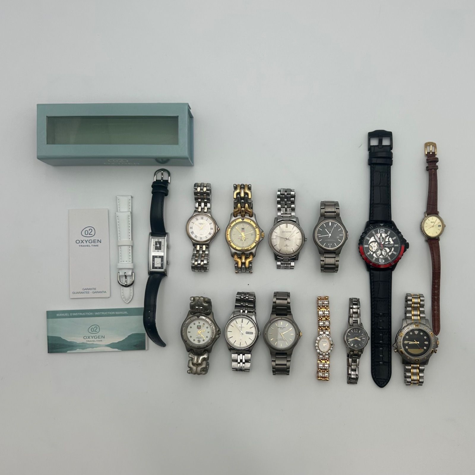 時計 ジャンク品 13点まとめ SEIKO TAG HEUER CASIO CITIZEN 不動品