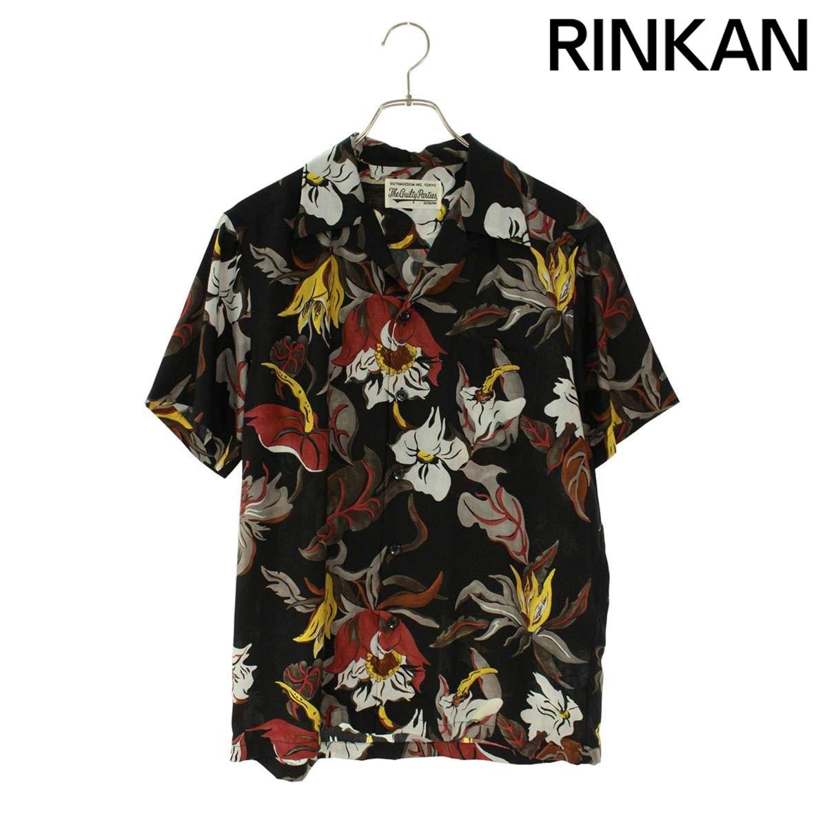 ワコマリア  HAWAIAN S/S SHIRT フローラルプリント半袖シャツ メンズ M