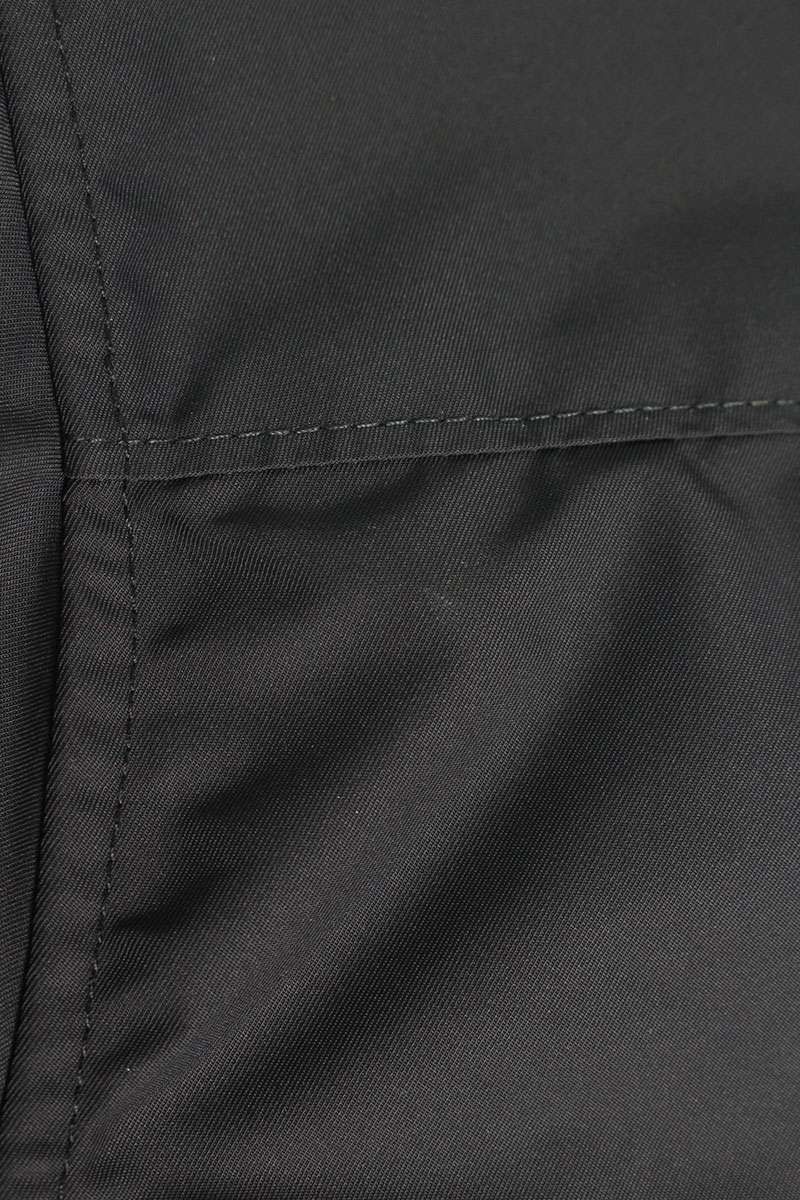 カーペンターレザーポケットナイロンジップ半袖シャツ メンズ