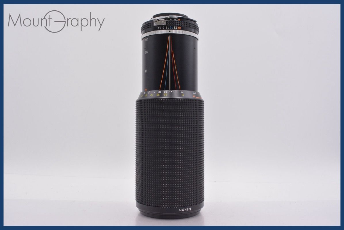 ニコン Nikon Zoom-NIKKOR 100-300mm F5.6 Ai-S 前後キャップ-レンズフィルター付 完動 同梱可 am1104