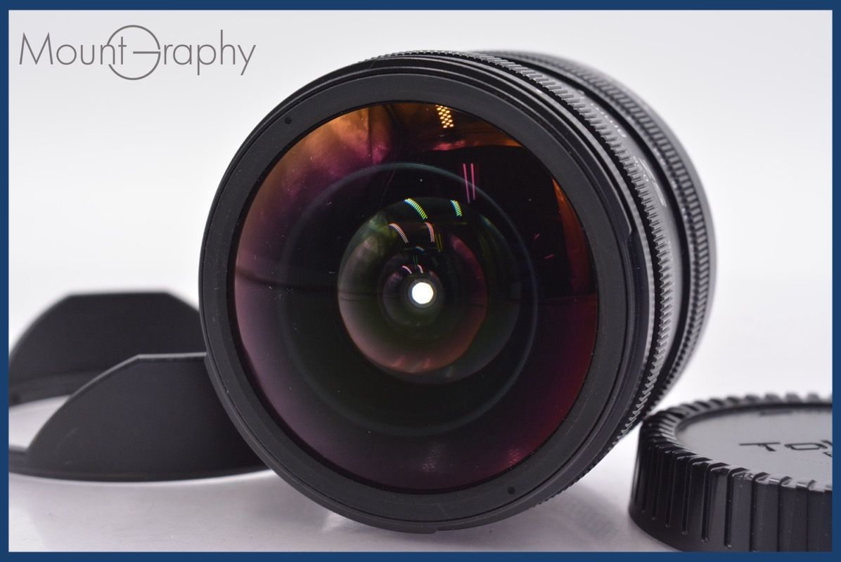 トキナ Tokina SZ 8mm F2.8 E FISH-EYE 後キャップ他 ソニーEマウント用 マニュアルフォーカス魚眼レンズ MF am1108