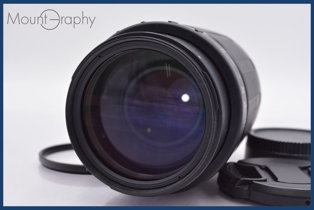 上 タムロン TAMRON AF LD TELE-MACRO 70-300mm F4-5.6 前後キャップ-レンズフィルター付 ニコンF用 AF 完動 同梱可 am1109