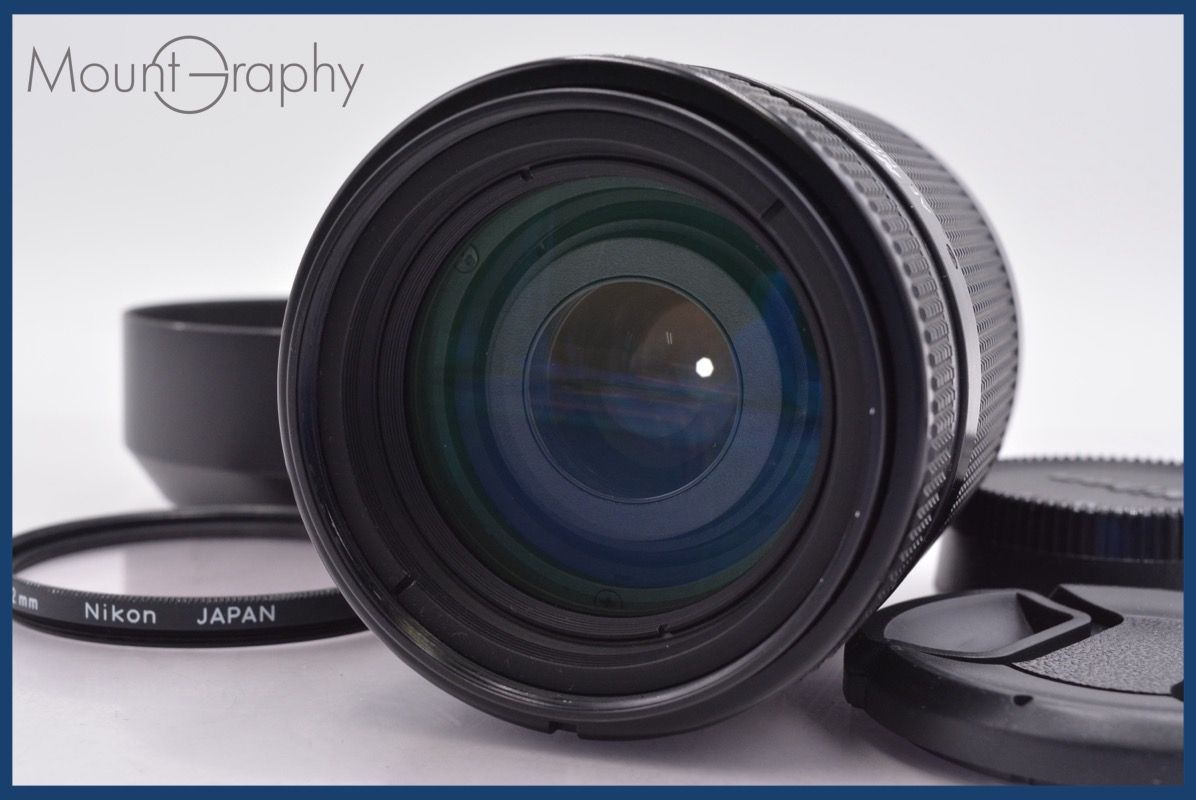 ニコン Nikon AF NIKKOR 70-210mm F4-5.6 前後キャップ-レンズフィルター レンズフード付 完動 同梱可 am1112