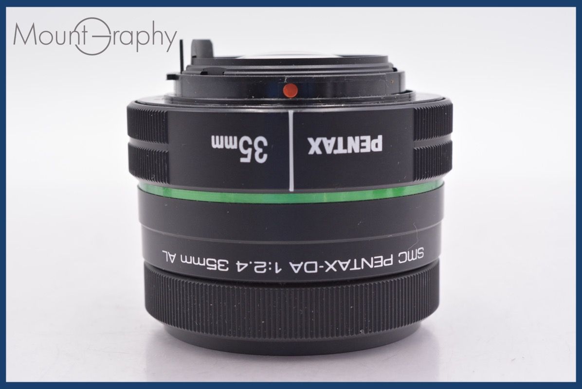 上 ペンタックス PENTAX SMC PENTAX-DA 35mm F2.4 AL 前後キャップ-レンズフィルター付 完動 同梱可 am1113