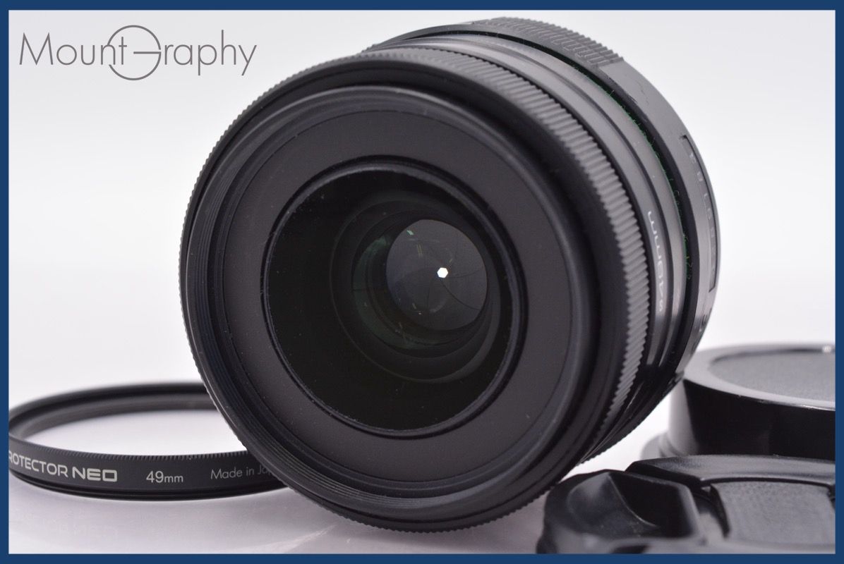 上 ペンタックス PENTAX SMC PENTAX-DA 35mm F2.4 AL 前後キャップ-レンズフィルター付 完動 同梱可 am1113