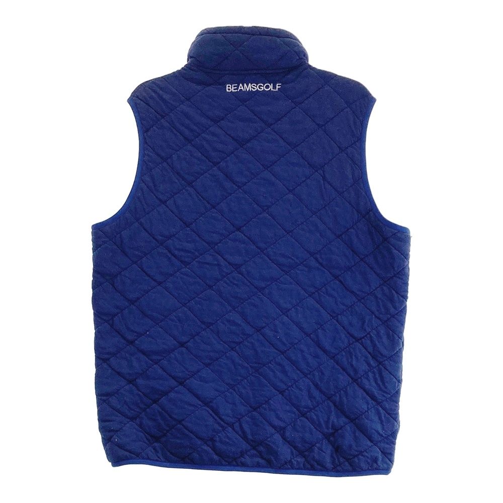 サイズ L BEAMS GOLF ビームスゴルフ 2WAYキルティング ベスト ナイロン切替 ネイビー系 240101407179 ゴルフウェア メンズ ストスト