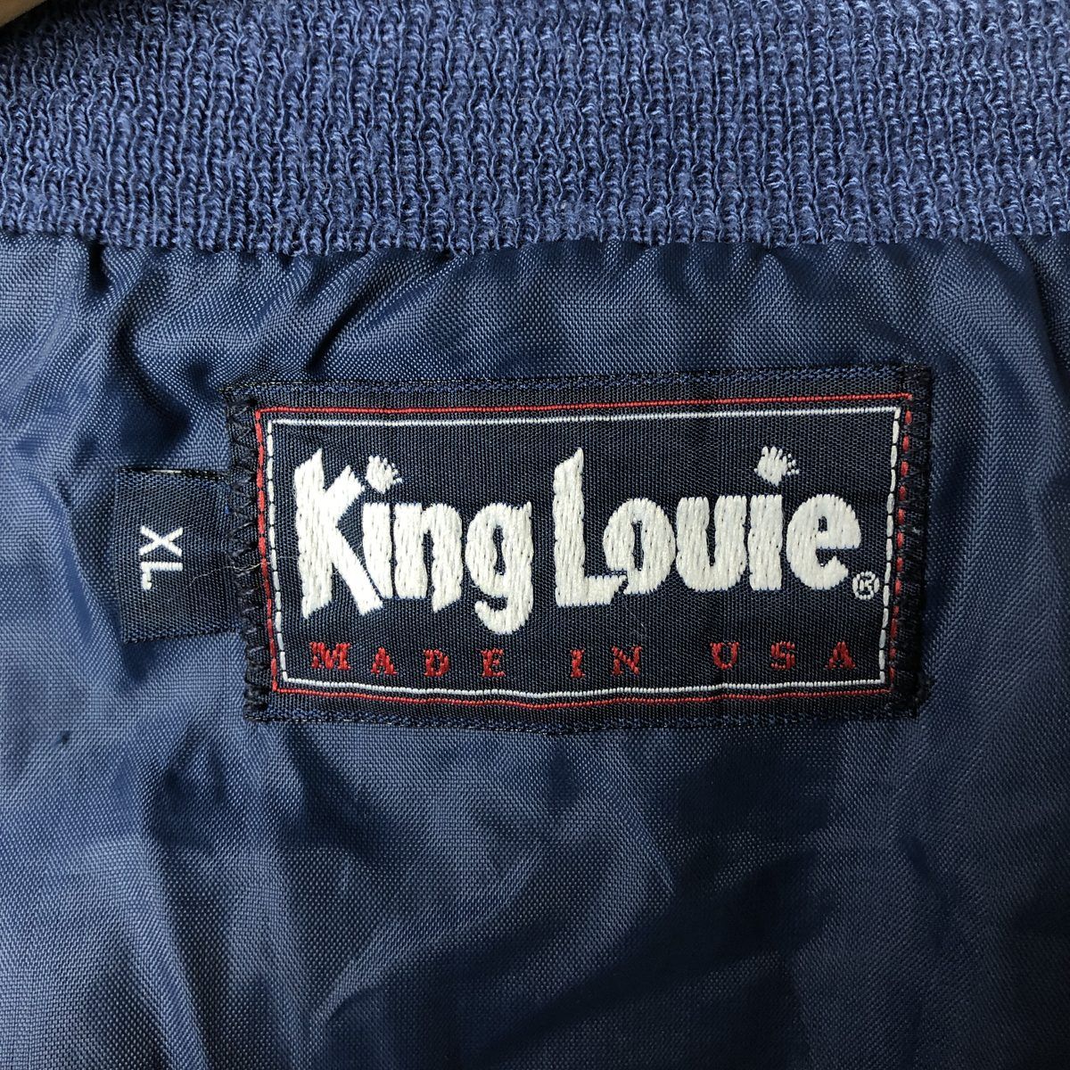 King Louie キングルイ 80年代 USA製 古着 ビンテージ ナイロン 中綿 