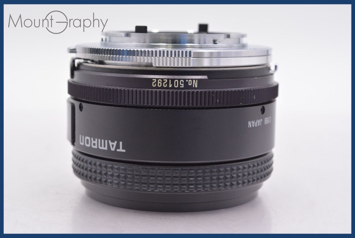 タムロン TAMRON 24mm F2.5 前後キャップ-レンズフィルター付 オリンパスOM用 MF 完動 同梱可 am1122