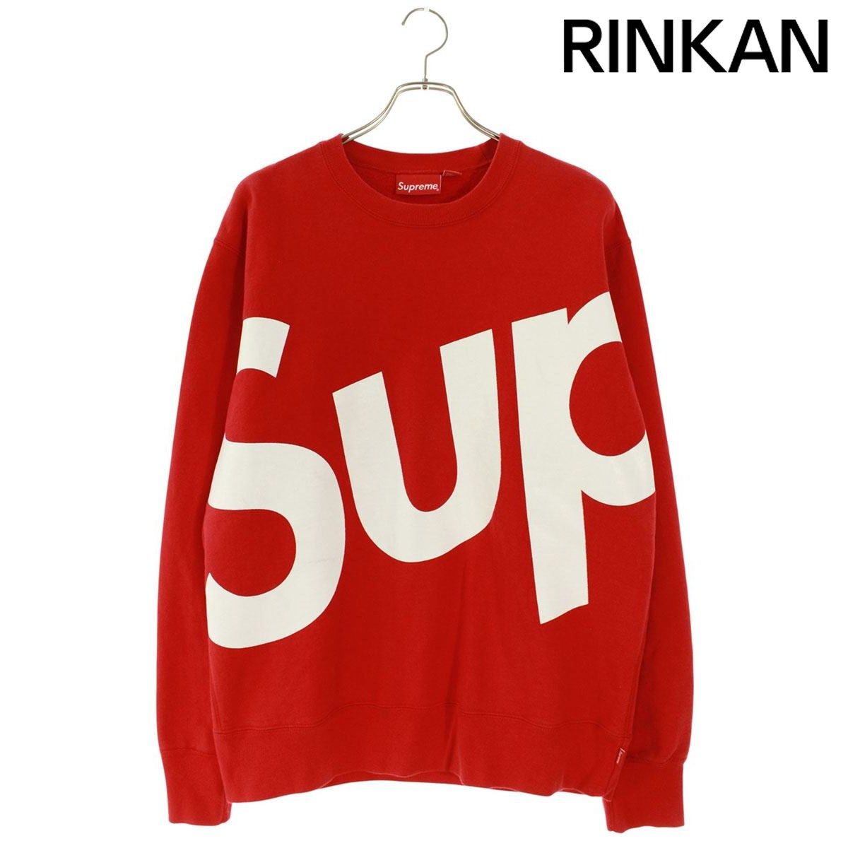 シュプリーム Big Logo Crewneck ビッグロゴクルーネックスウェット メンズ L