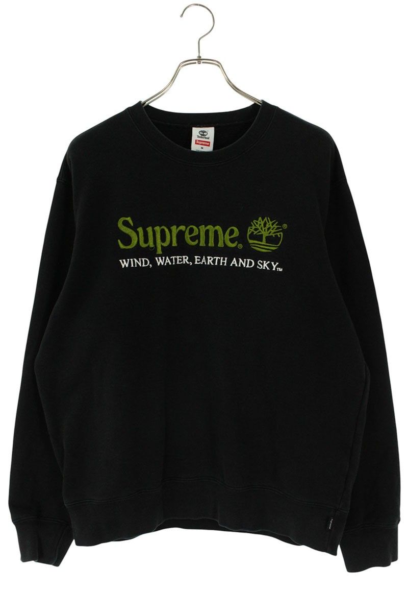 シュプリーム ×ティンバーランド Timberland クルーネックスウェット メンズ M
