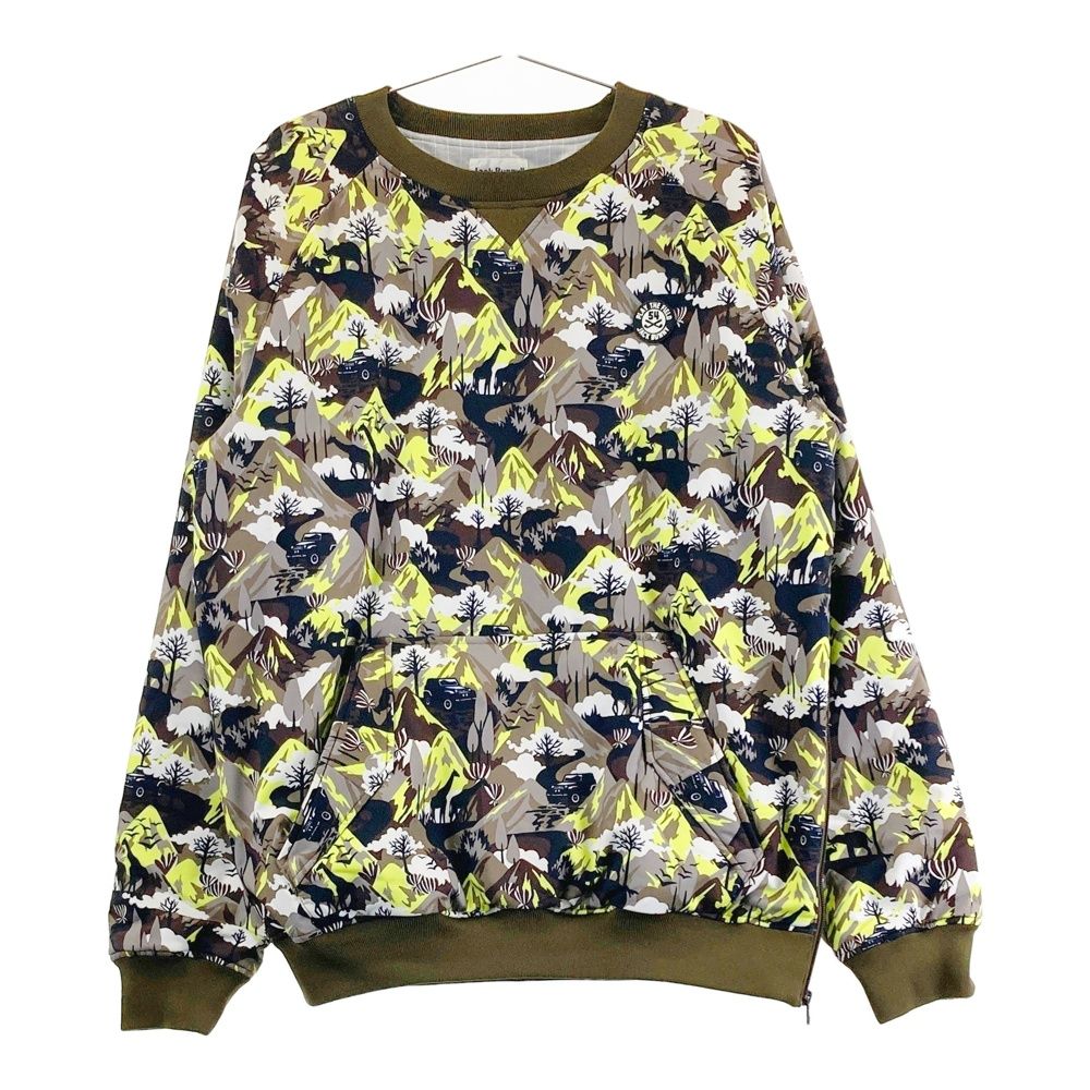 サイズ 6 JACK BUNNY ジャックバニー 蓄熱 長袖 中綿ブルゾン ジャケット 総柄 ブラウン系 240101466320 ゴルフウェア メンズ ストスト