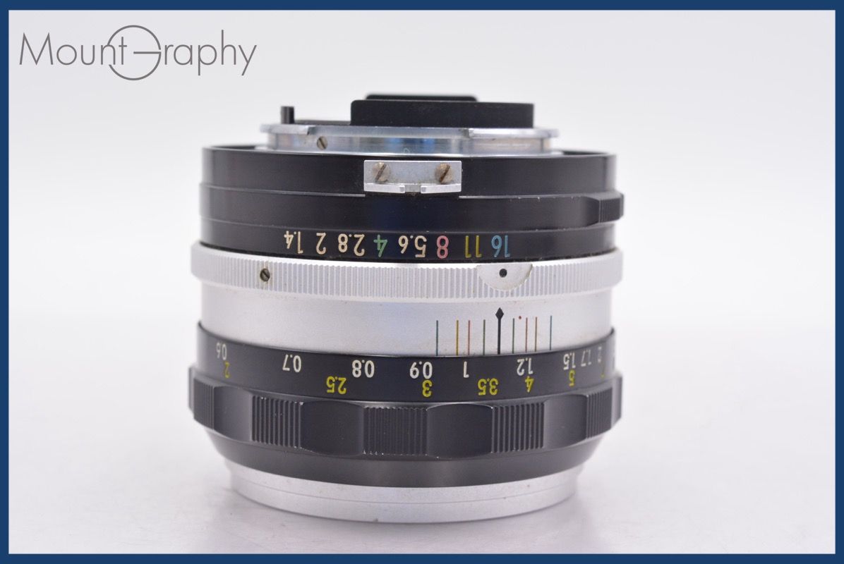 特別 ニコン Nikon NIKKOR-S Auto 50mm F1.4 非Ai 前後キャップ-レンズフィルター付 同梱可 am1127