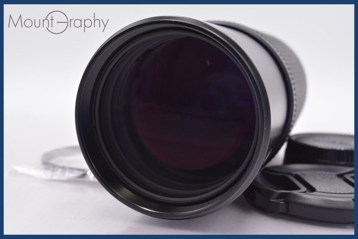 ニコン Nikon Zoom-NIKKOR 100-300mm F5.6 Ai-S 前後キャップ-レンズフィルター付 完動 同梱可 am1131