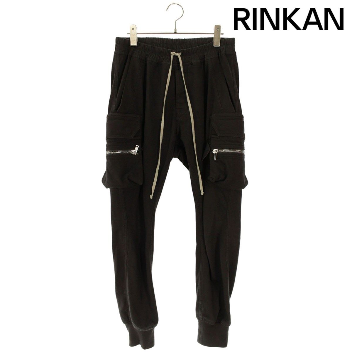 リックオウエンス 24AW RU02D6396-BA マストドンカーゴロングパンツ メンズ 50