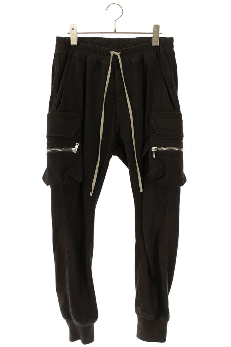 リックオウエンス 24 AW -BA マストドンカーゴロングパンツ メンズ 50