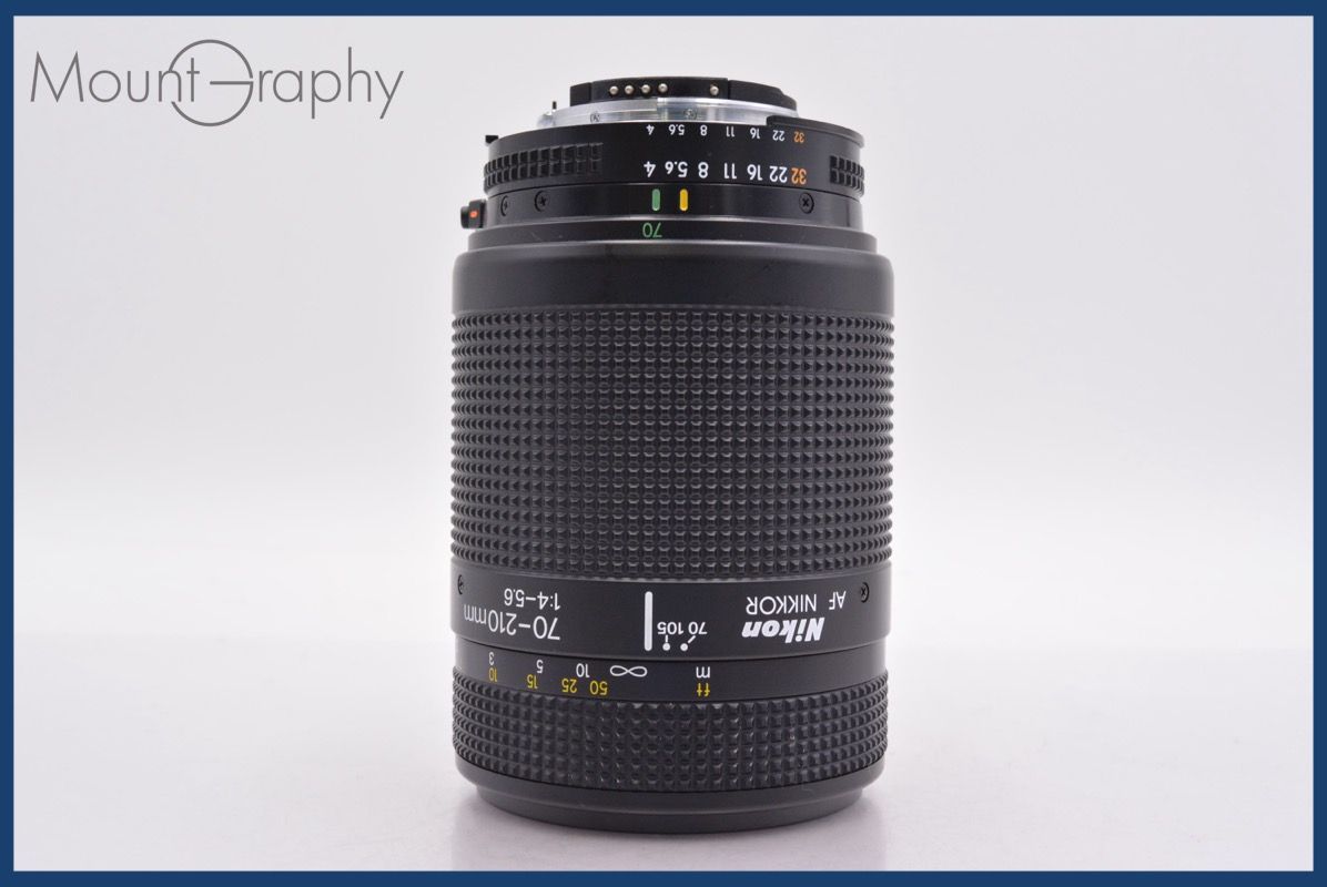 ニコン Nikon AF NIKKOR 70-210mm F4-5.6 前後キャップ-レンズフィルター付 完動 同梱可 am1134
