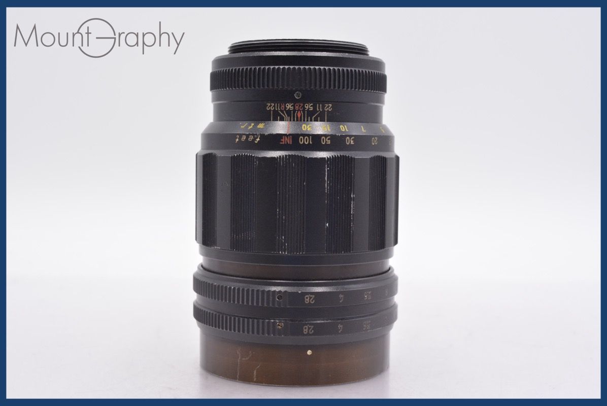 三協光機 SANKYO KOKI KOMURA- 135mm F2.8 前後キャップ-レンズフィルター付 ライカLマウント 完動 同梱可 am1141