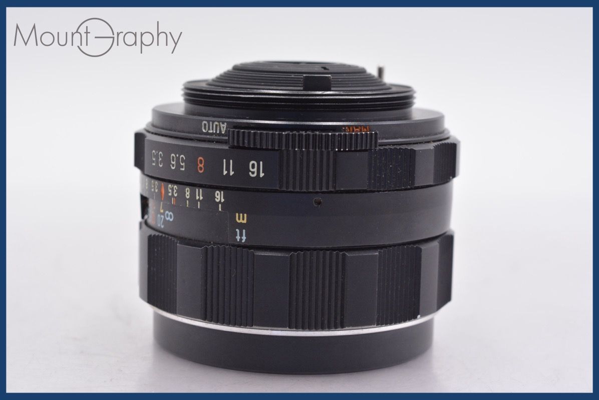 上 ペンタックス PENTAX Super-Multi-Coated TAKUMAR 28mm F3.5 前後キャップ-レンズフィルター付 完動 同梱可 am1147