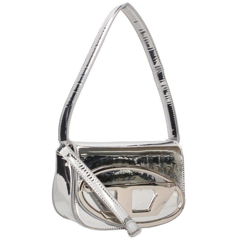 ディーゼル 1 DR Dロゴメタリック2 WAYハンドバッグ メンズ