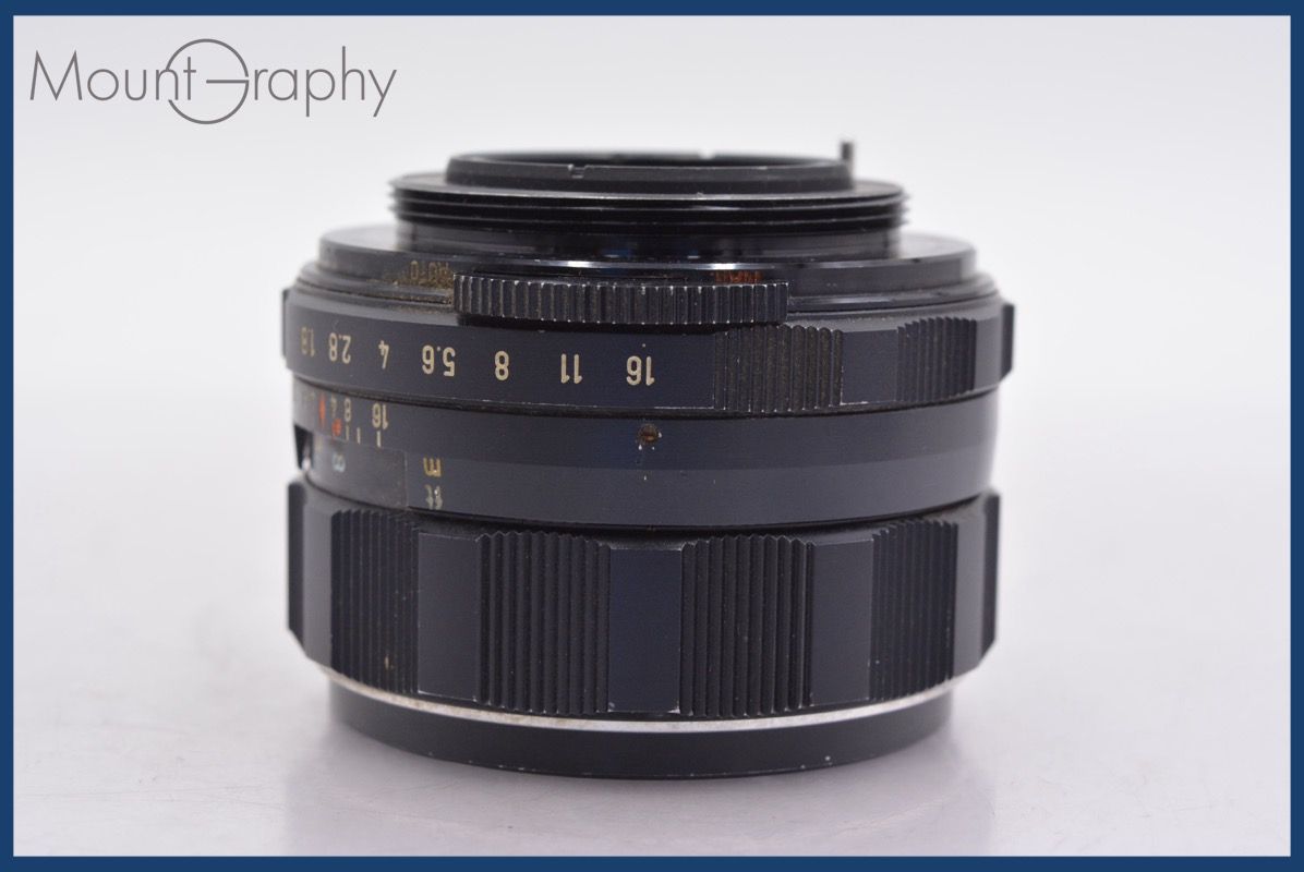 ペンタックス PENTAX Super-Takumar 55mm F1.8 後期 前後キャップ-レンズフィルター付 完動 同梱可 am1164