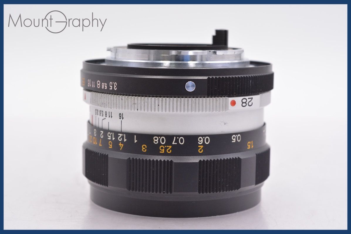  上 コニカ KONICA HEXANON AR 28 mm F 3 5 前後キャップ レンズフィルター付 同梱可 am 1171 その他 カメラ