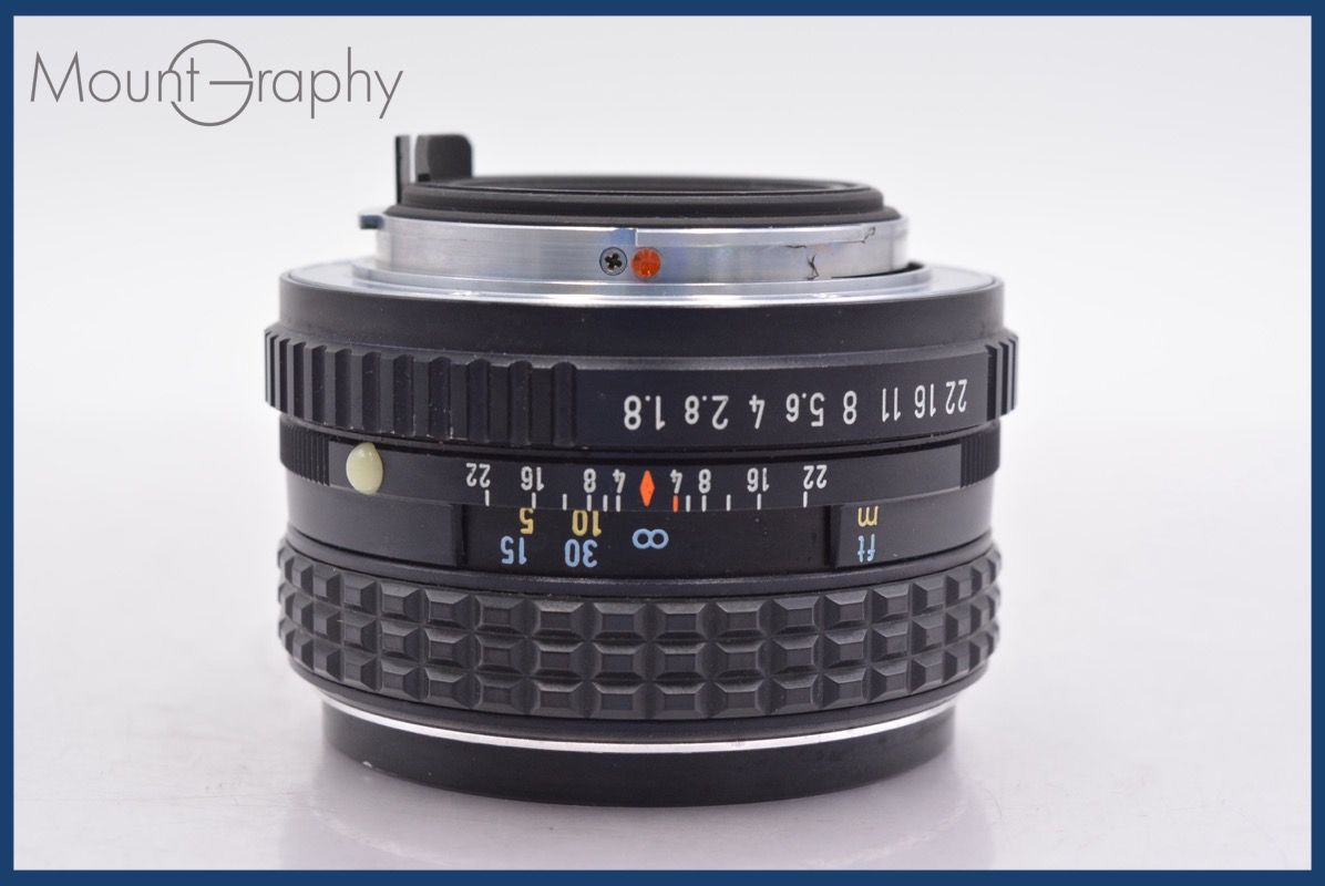 ペンタックス PENTAX SMC PENTAX 55mm F1.8 前後キャップ-レンズフィルター付 完動 同梱可 am1175