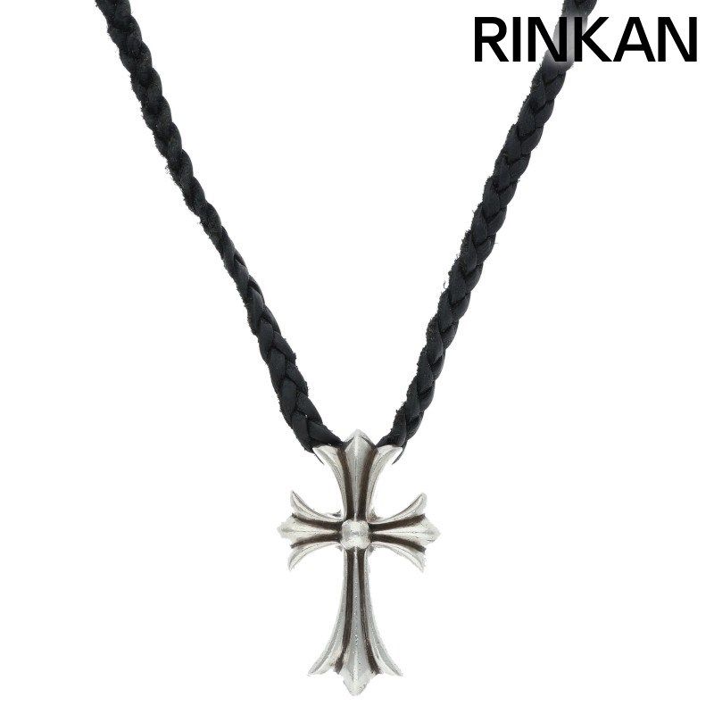 クロムハーツ CH CRS SML BC スモールCHクロスボロチップ Wボロチップ シルバーネックレス メンズ